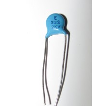 10 Peças Capacitor Disco 3.3nf 0.0033uf 332 2000v 2kv